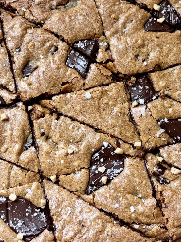Ginger Molasses & Toffee Blondies