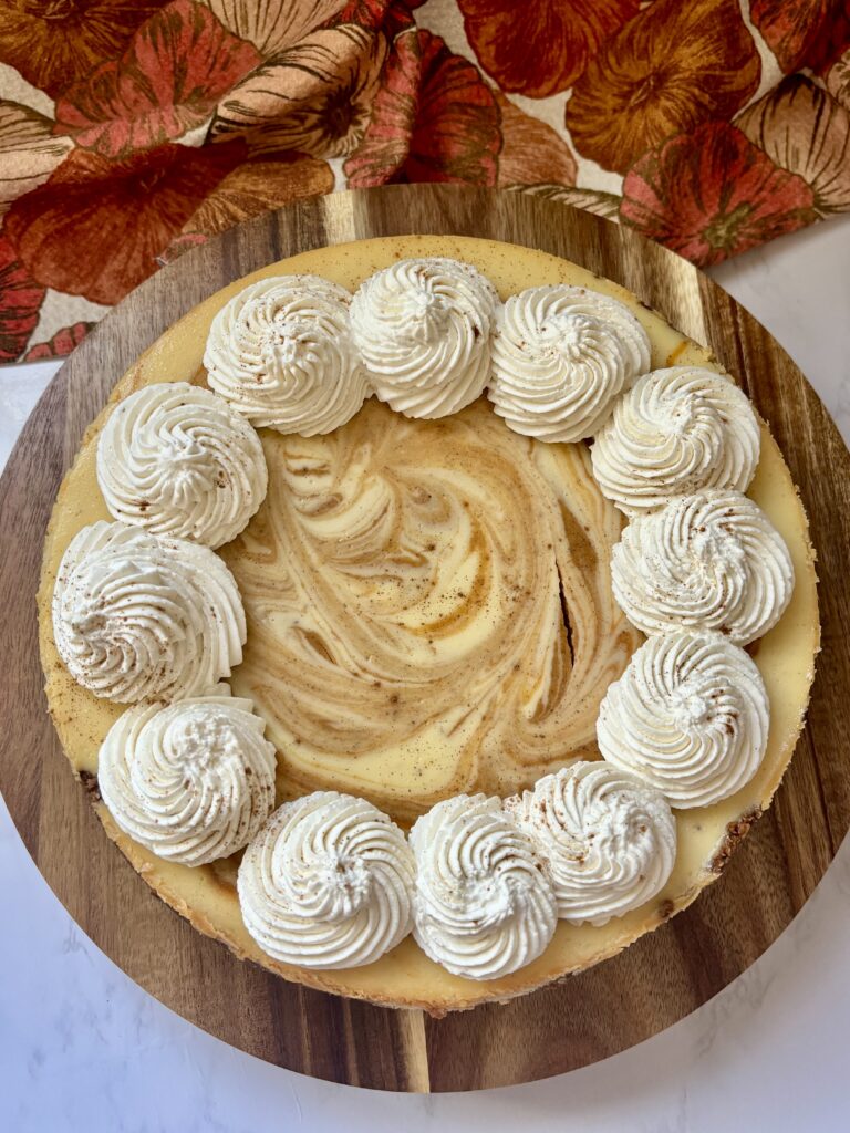 Pumpkin Swirl Cheesecake
