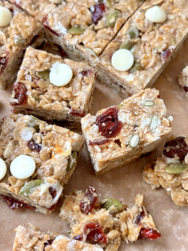 White Chocolate Cranberry Bliss Oat Bites