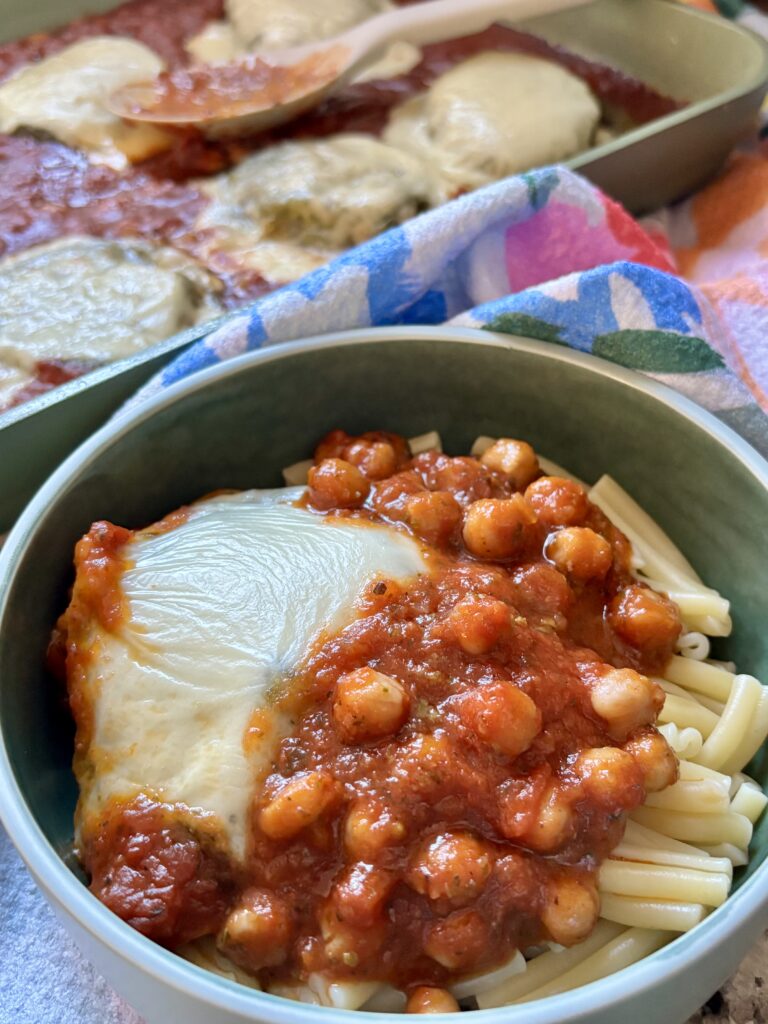 Sheet Pan Pesto Chicken Parmesan