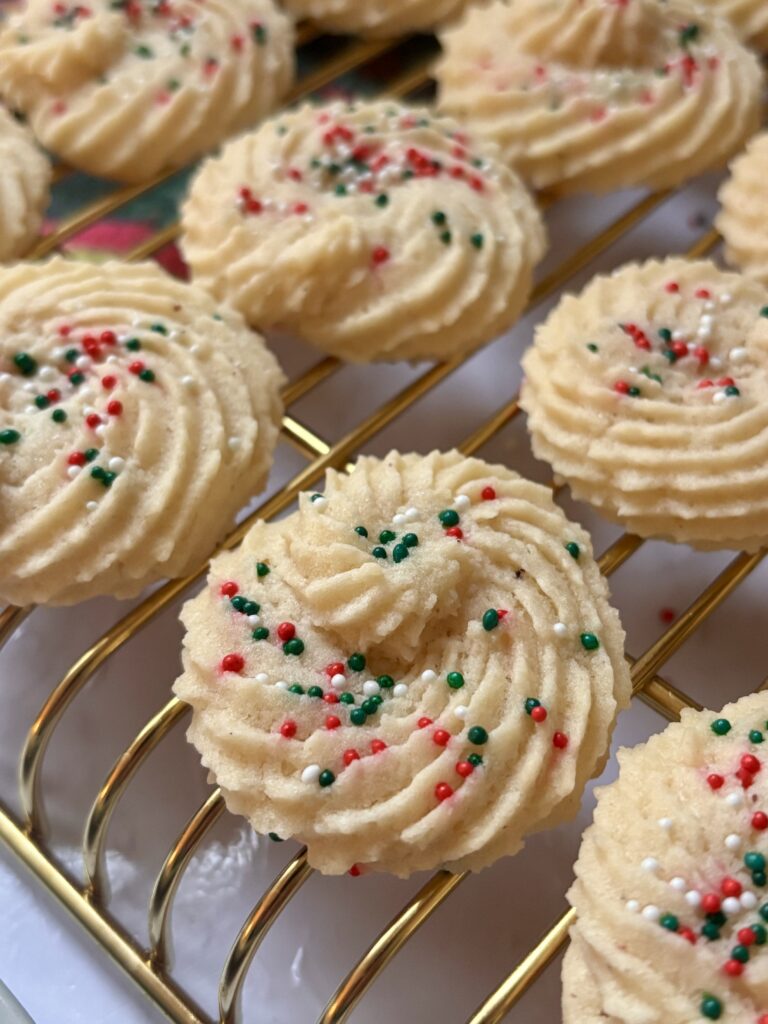 Vanilla Bean Butter Cookies