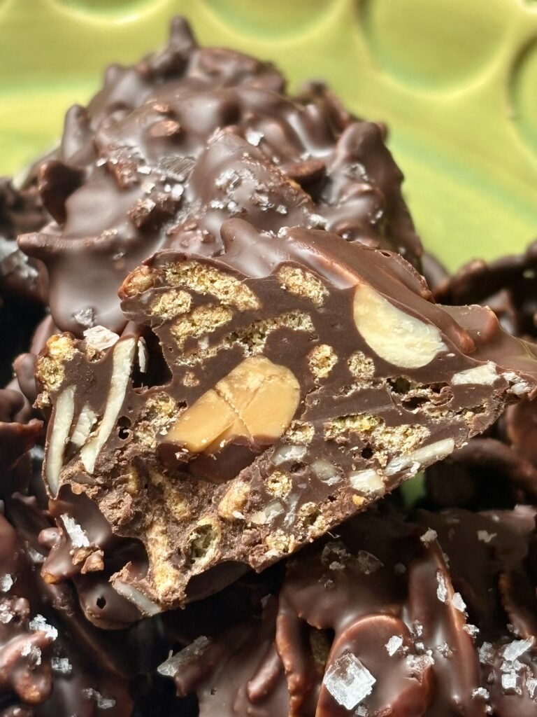 No Bake Chocolate Dump Cookies