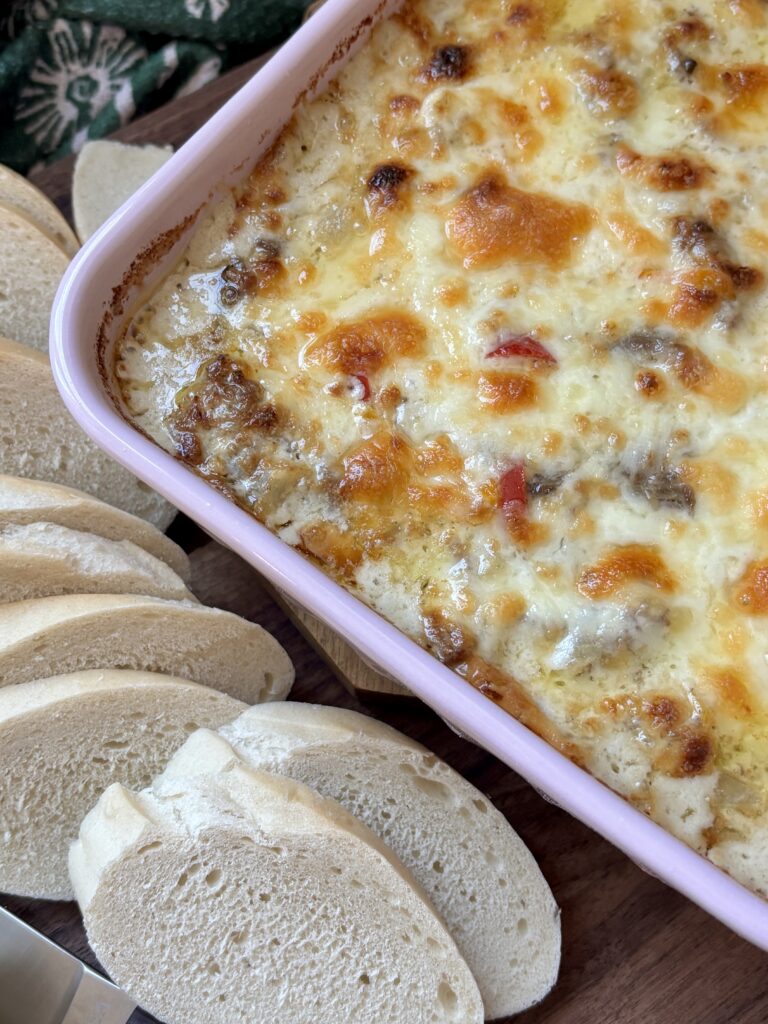 Creamy Cheesesteak Dip