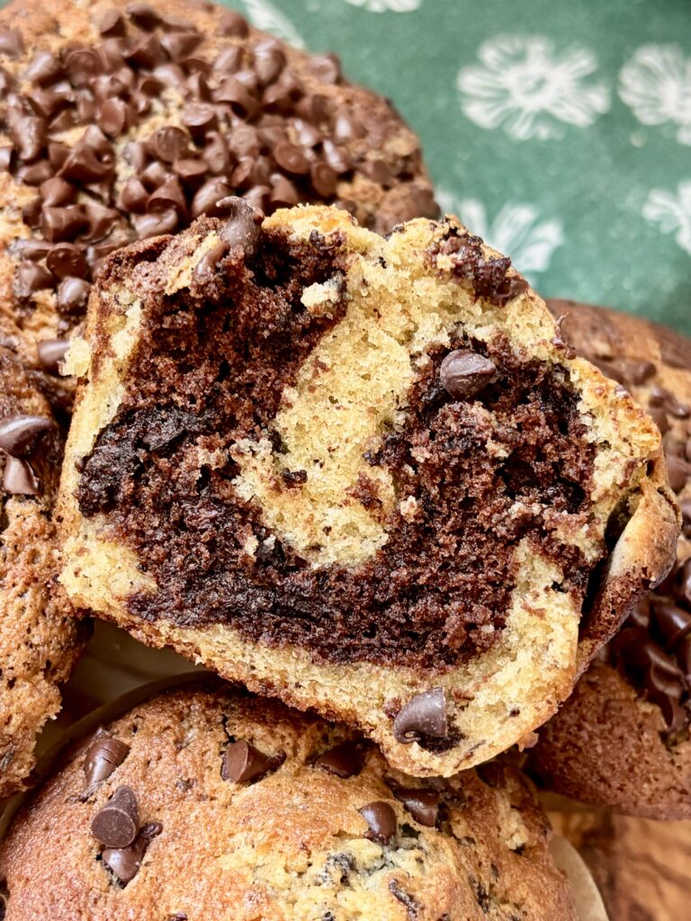 Chocolate Chunk Swirl Muffins