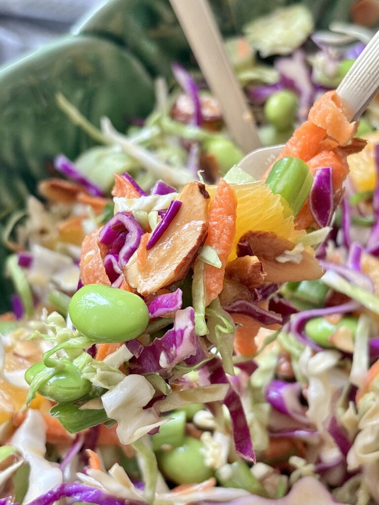 Shaved Edamame Crunch Salad