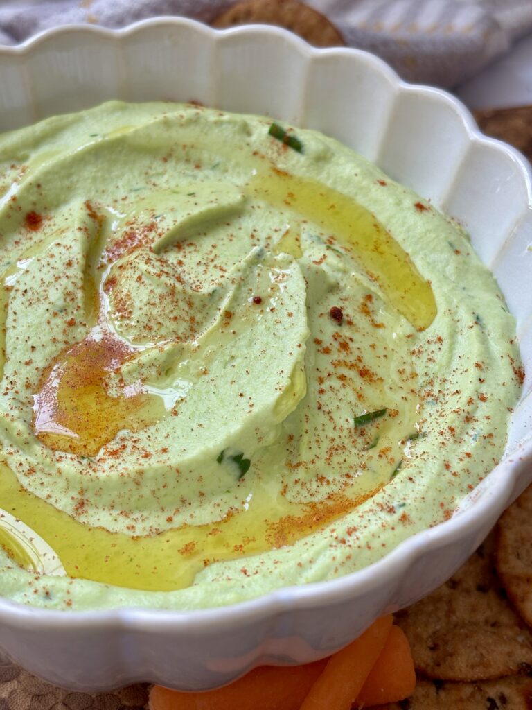 Creamy Edamame Hummus