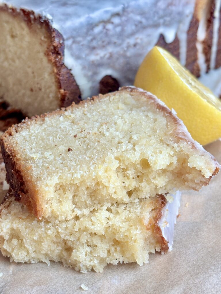 Iced Lemon Pound Cake