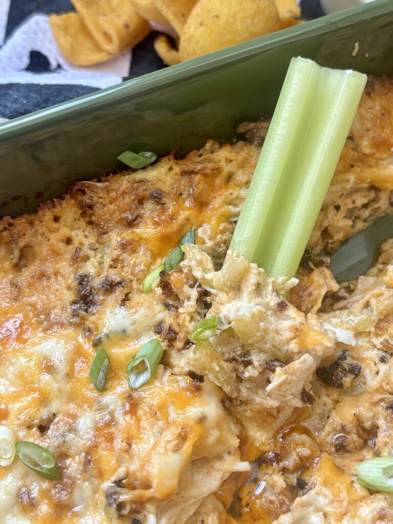 Buffalo Chicken Cauliflower Dip