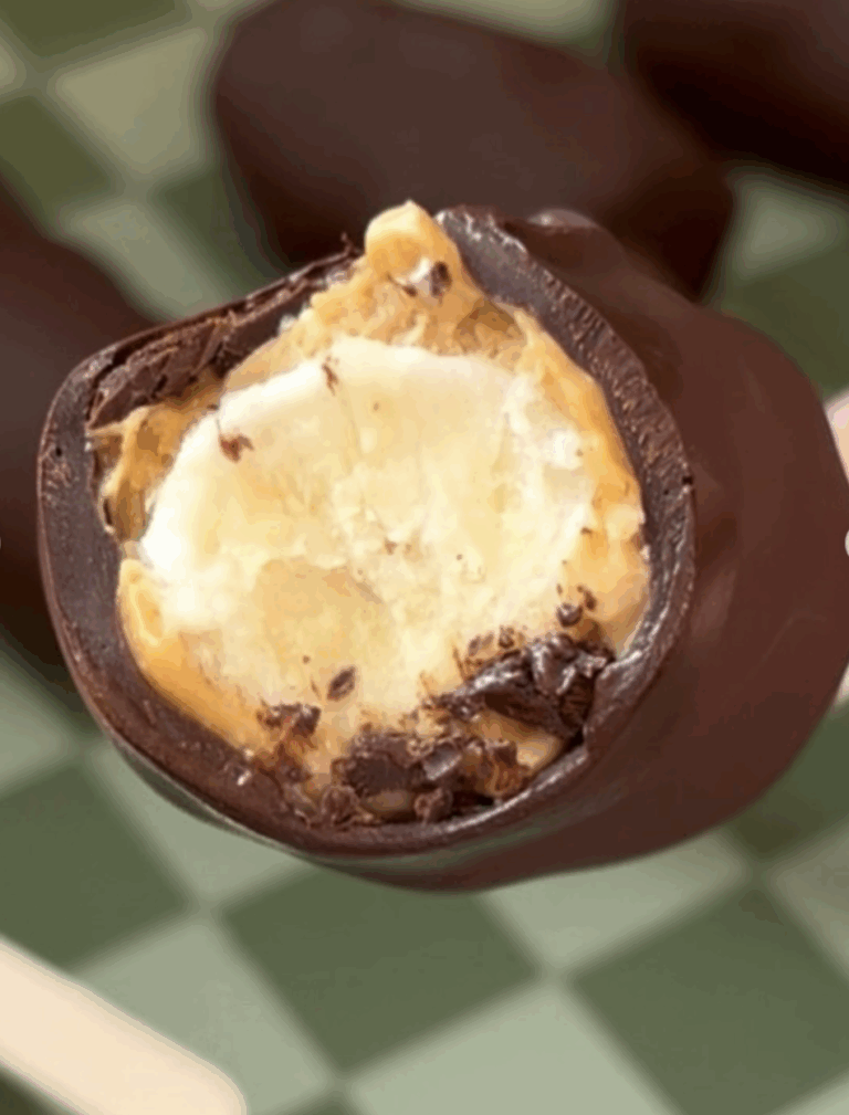 Chocolate Peanut Butter Banana Pops