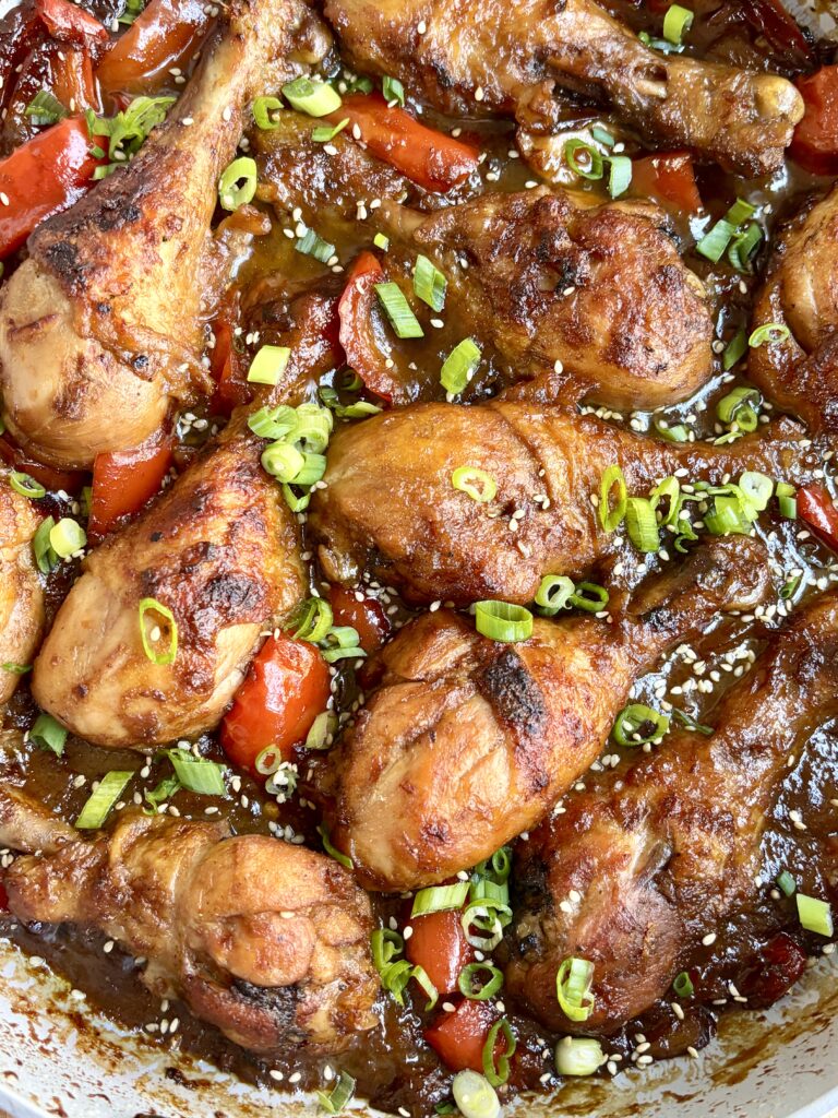 Sticky Mango Chicken Drumsticks