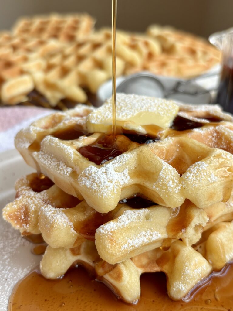 Homemade Buttermilk Waffles