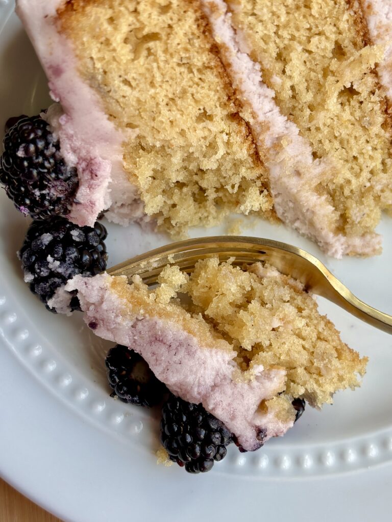 Earl Grey Cake with Lavender Buttercream